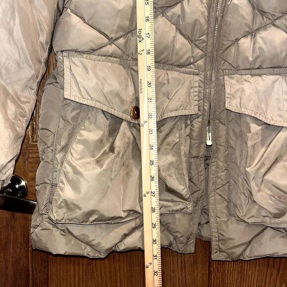 Alaska Sleeping Bag Co Goose Down Quilted Coat Vintage Fur Insulated Men's L - Picture 6 of 11